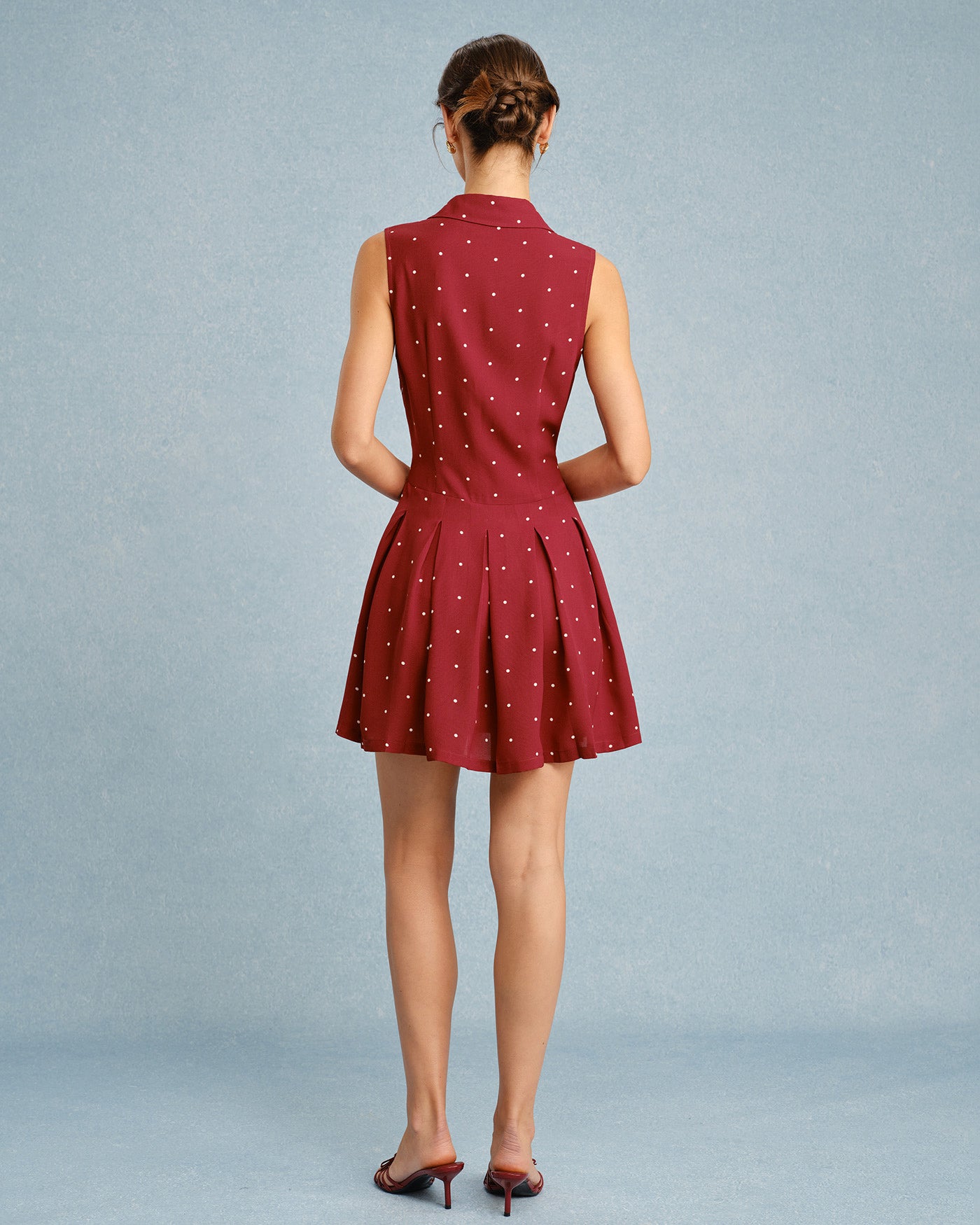 Women's Woven Polyester Mini Dress Dresses - RIHOAS