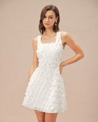 Women's Woven Polyester Mini Dress Dresses - RIHOAS