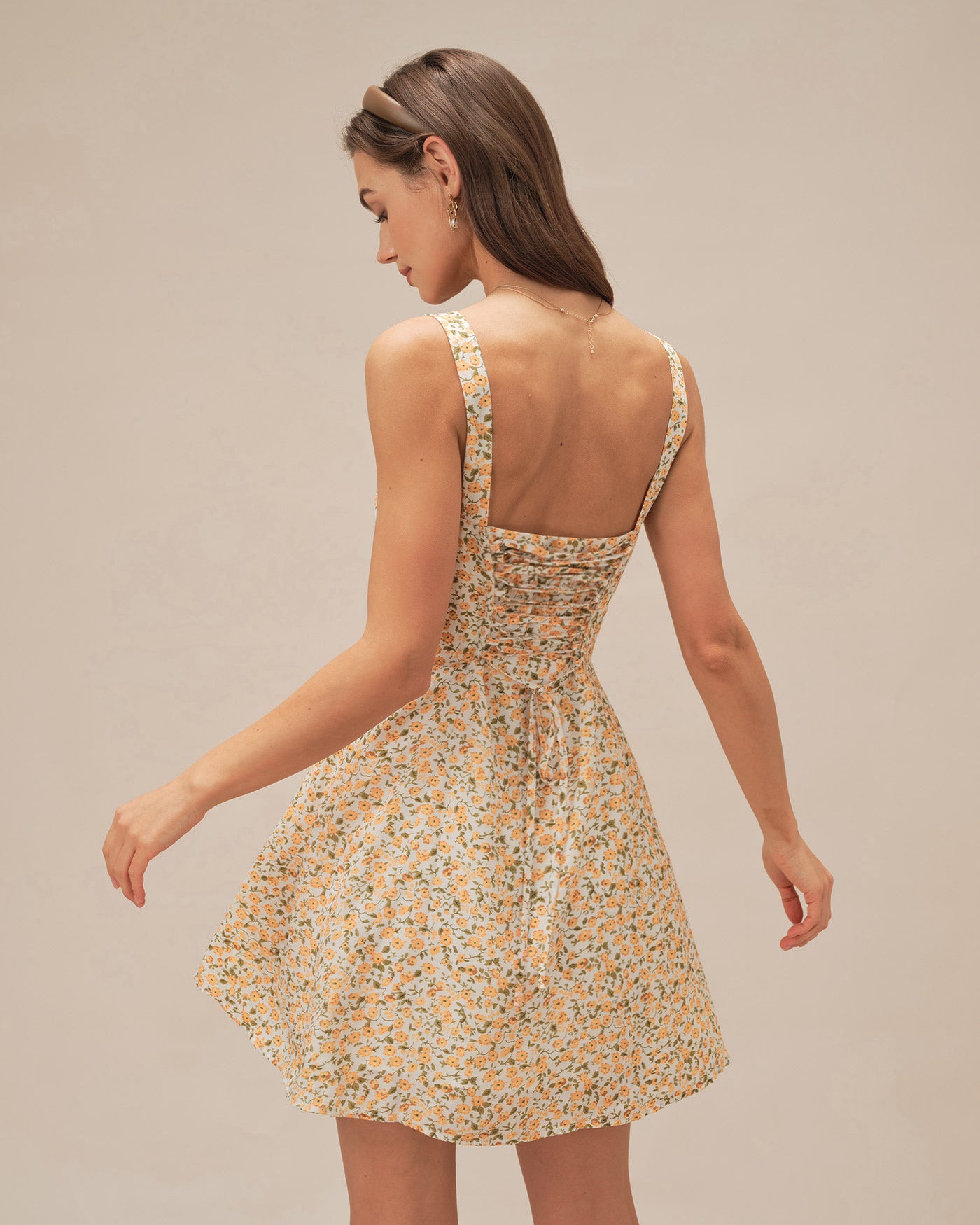 Women's Woven Polyester Mini Dress Dresses - RIHOAS