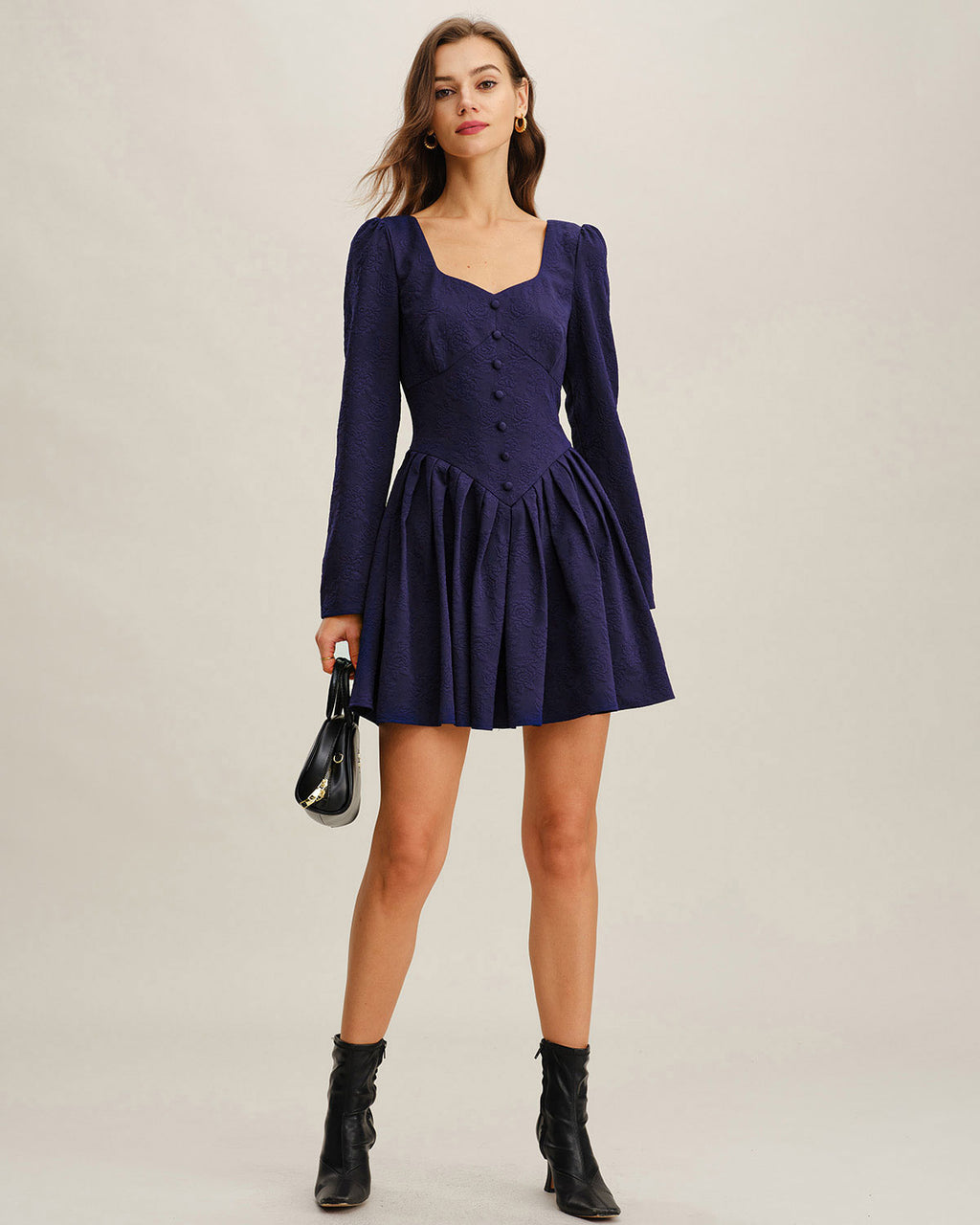 Women's Woven Polyester Mini Dress Dresses - RIHOAS