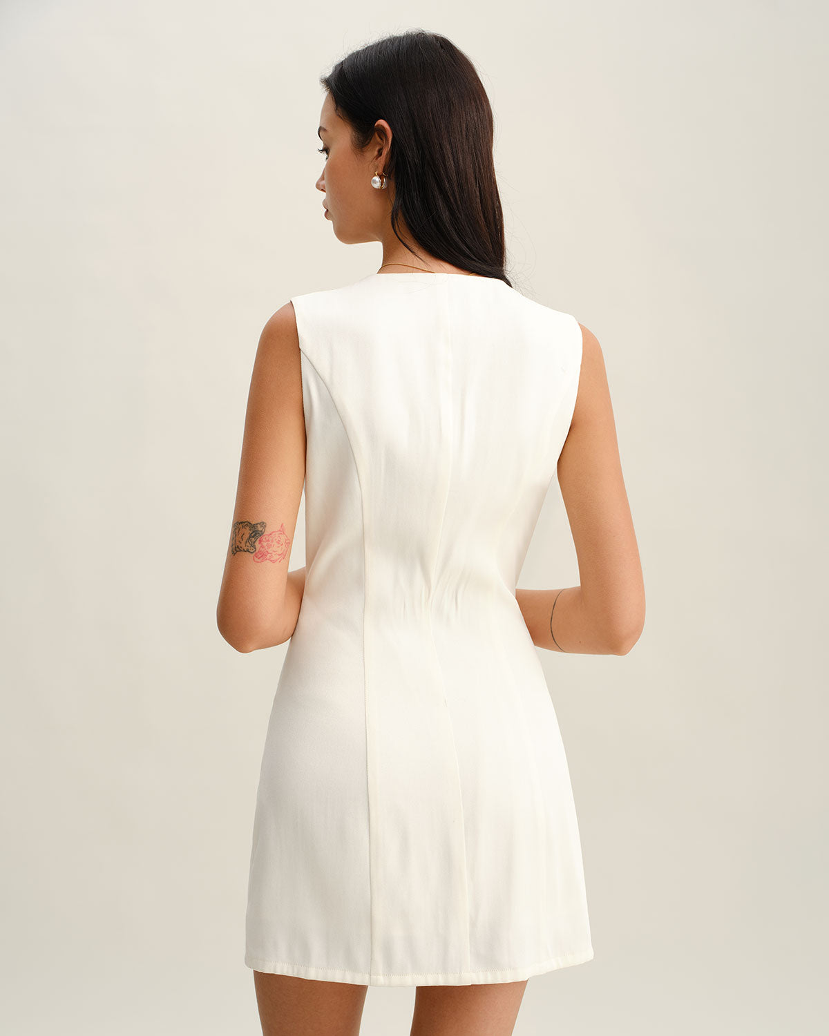 Women's Woven Polyester Mini Dress Dresses - RIHOAS