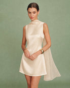 Women's Woven Polyester Mini Dress Dresses - RIHOAS