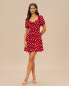 Women's Woven Polyester Mini Dress Dresses - RIHOAS