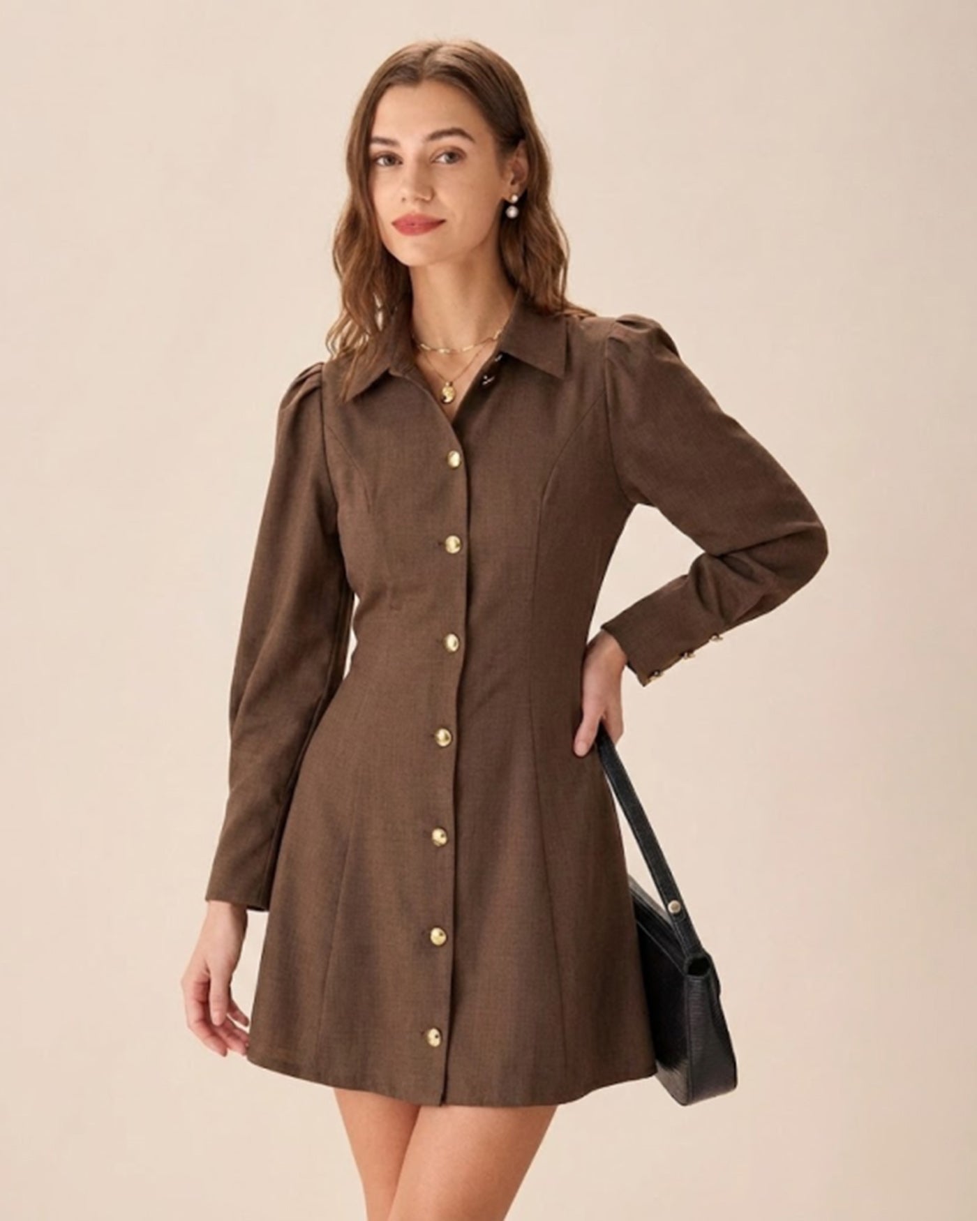 Women's Woven Polyester Mini Dress Dresses - RIHOAS
