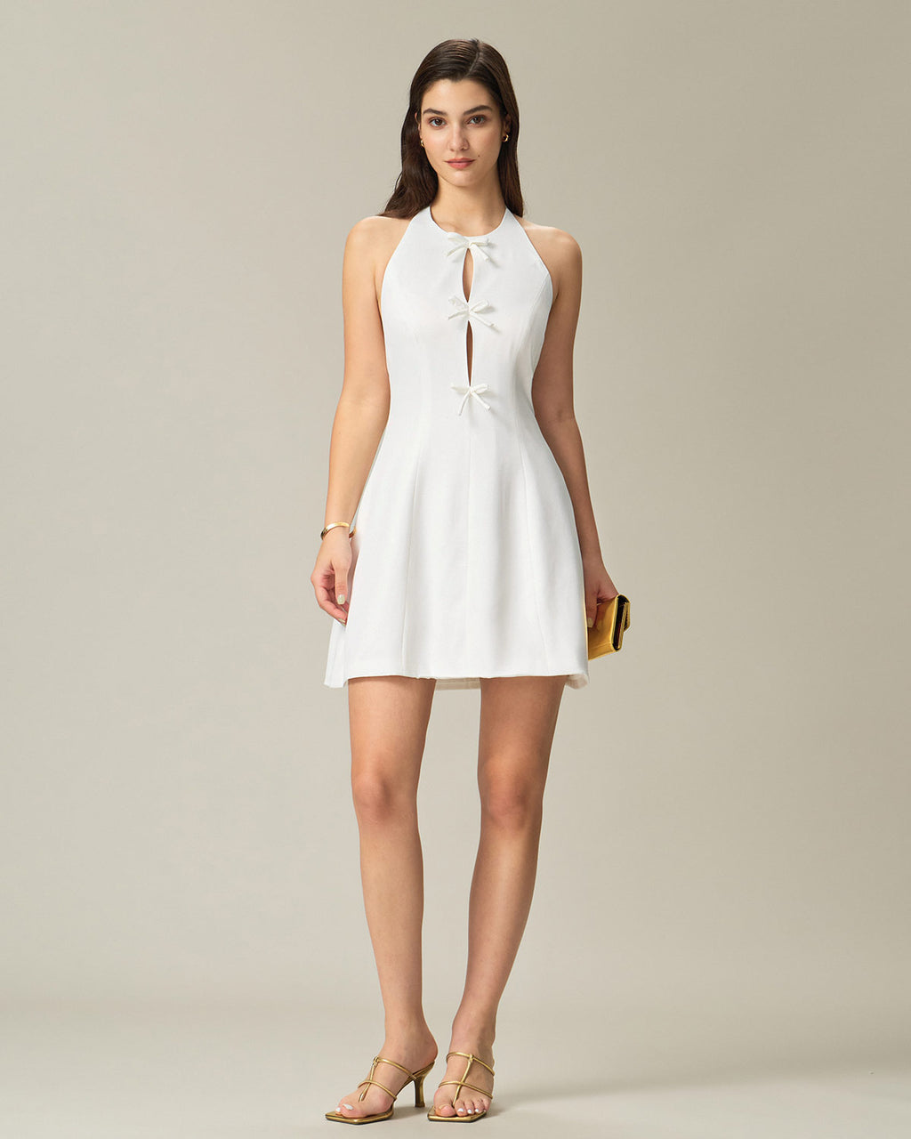 Women's Woven Polyester Mini Dress Dresses - RIHOAS