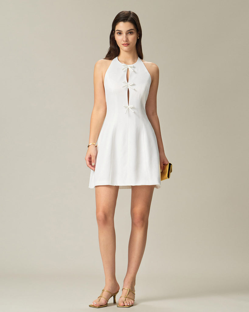 Women's Woven Polyester Mini Dress Dresses - RIHOAS