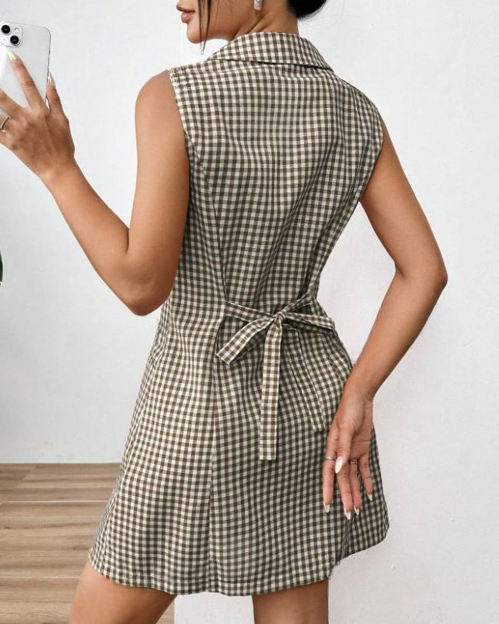 Women's Woven Polyester Mini Dress Dresses - RIHOAS