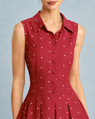 Women's Woven Polyester Mini Dress Dresses - RIHOAS