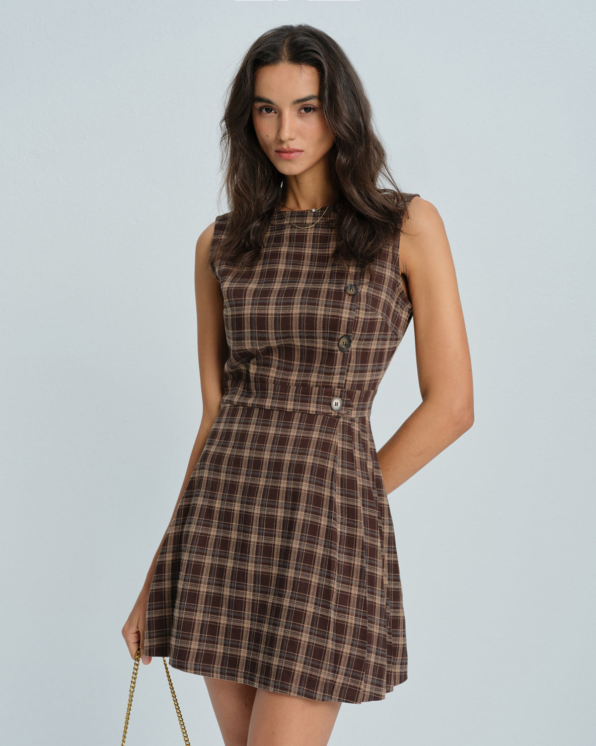 Women's Woven Polyester Mini Dress Dresses - RIHOAS