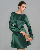 Women's Woven Polyester Mini Dress Dresses - RIHOAS