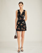 Women's Woven Polyester Mini Dress Dresses - RIHOAS