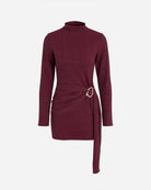 Women's Woven Polyester Mini Dress - RIHOAS