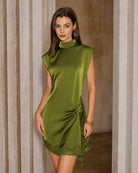 Women's Woven Polyester Mini Dress Dresses - RIHOAS