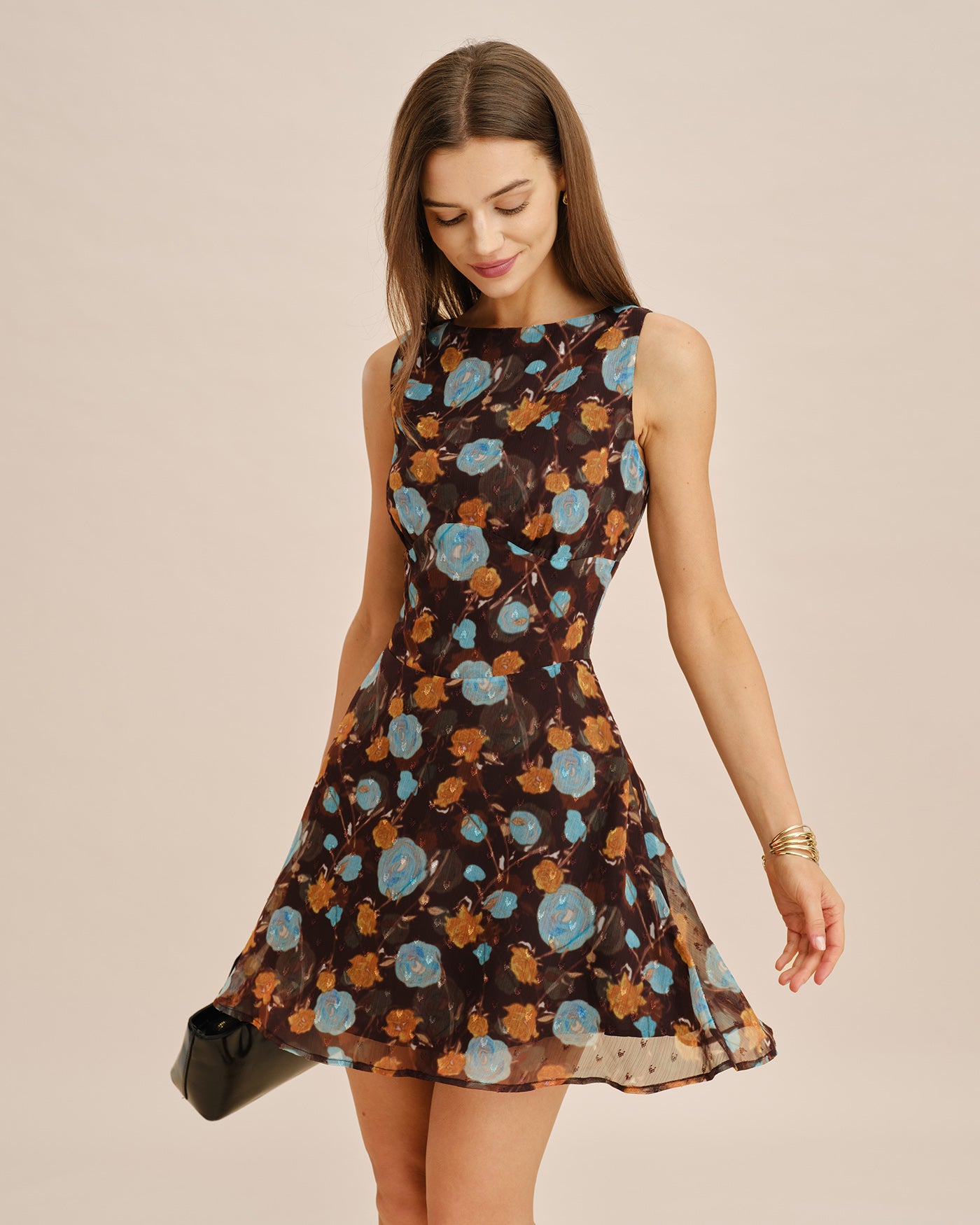 Women's Woven Polyester Mini Dress Dresses - RIHOAS