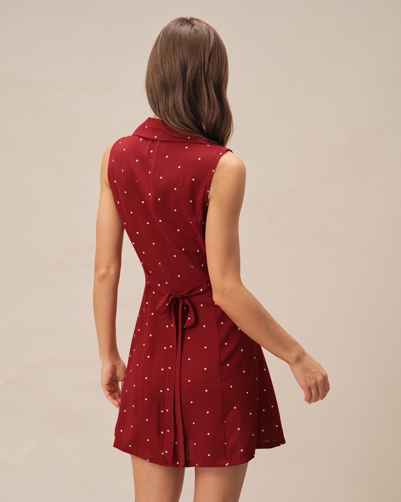 Women's Woven Polyester Mini Dress Dresses - RIHOAS