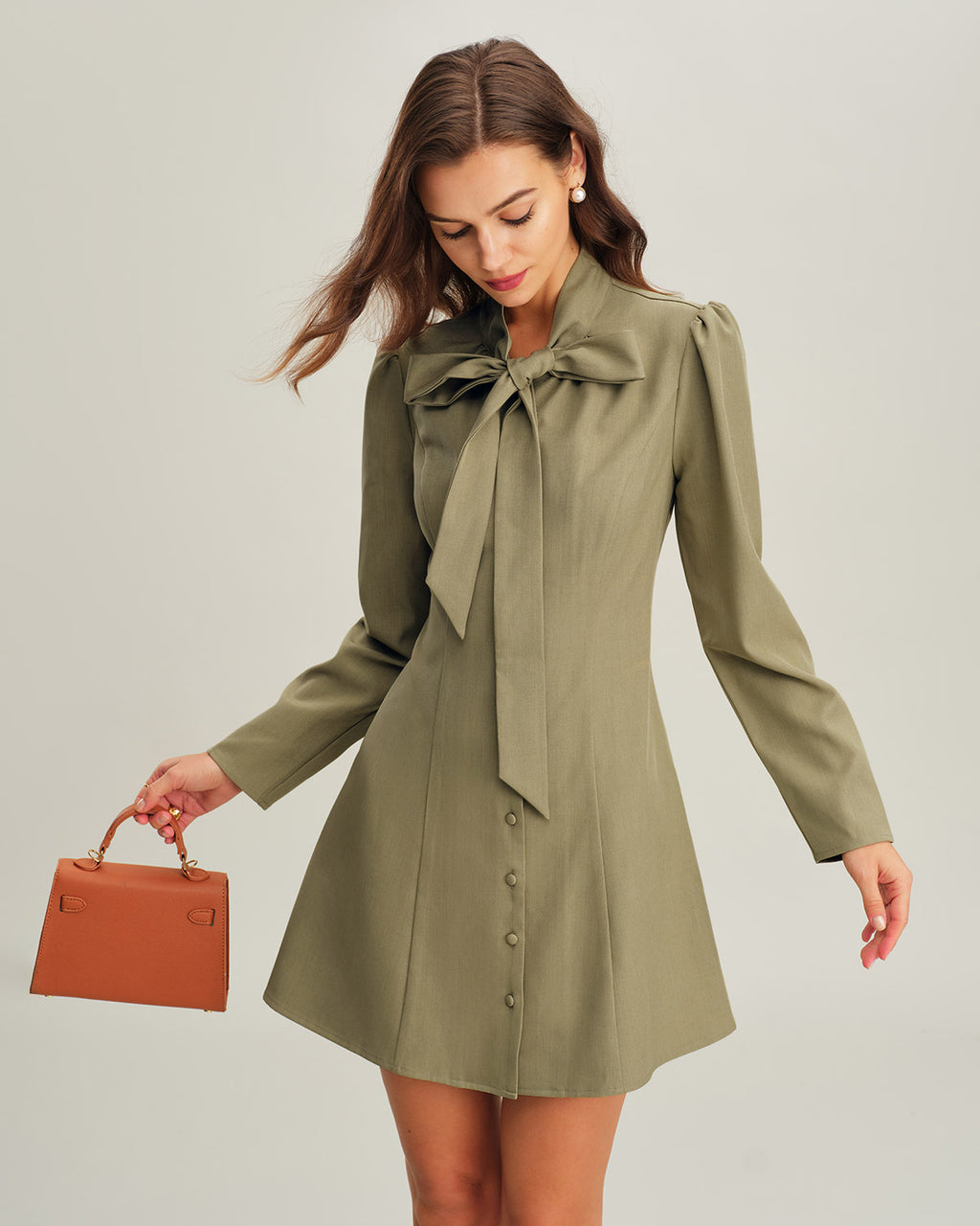 Women's Woven Polyester Mini Dress Dresses - RIHOAS