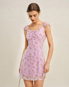 Women's Woven Polyester Mini Dress Dresses - RIHOAS