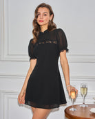 Women's Woven Polyester Mini Dress Dresses - RIHOAS