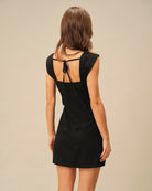 Women's Woven Polyester Mini Dress Dresses - RIHOAS