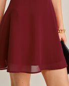Women's Woven Polyester Mini Dress Dresses - RIHOAS