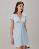Women's Woven Polyester Mini Dress Dresses - RIHOAS