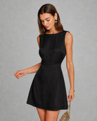 Women's Woven Polyester Mini Dress Dresses - RIHOAS