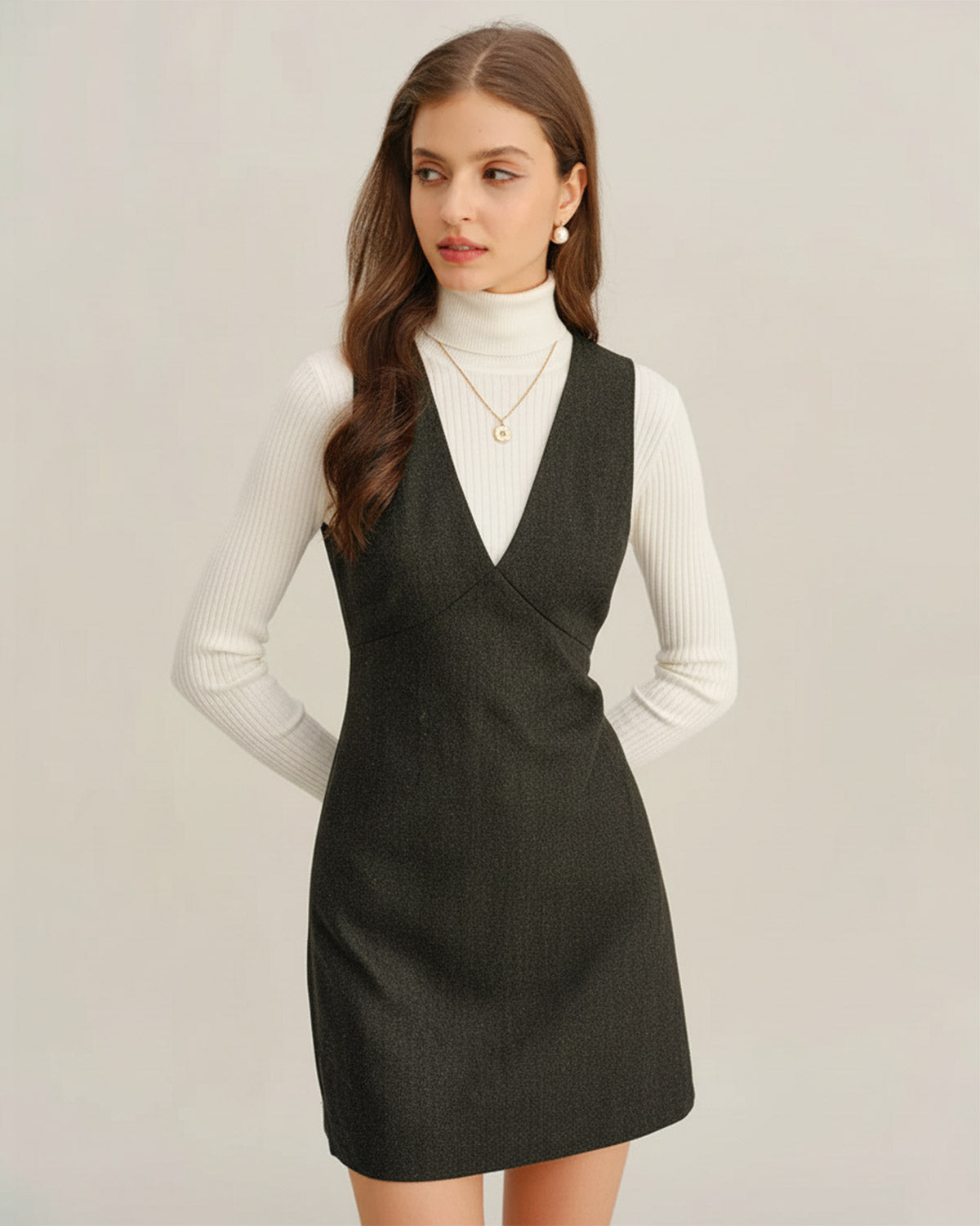 Women's Woven Polyester Mini Dress Dresses - RIHOAS