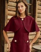 Women's Woven Polyester Mini Dress Dresses - RIHOAS