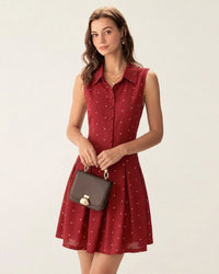 Women's Woven Polyester Mini Dress Dresses - RIHOAS