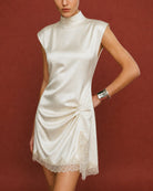 Women's Woven Polyester Mini Dress Dresses - RIHOAS