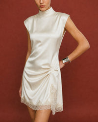 Women's Woven Polyester Mini Dress Dresses - RIHOAS