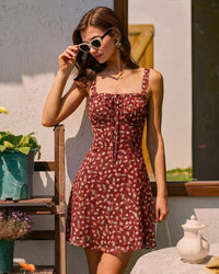 Women's Woven Polyester Mini Dress Dresses - RIHOAS