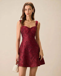 Women's Woven Polyester Mini Dress Dresses - RIHOAS