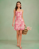 Women's Woven Polyester Mini Dress Dresses - RIHOAS