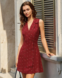 Women's Woven Polyester Mini Dress Dresses - RIHOAS