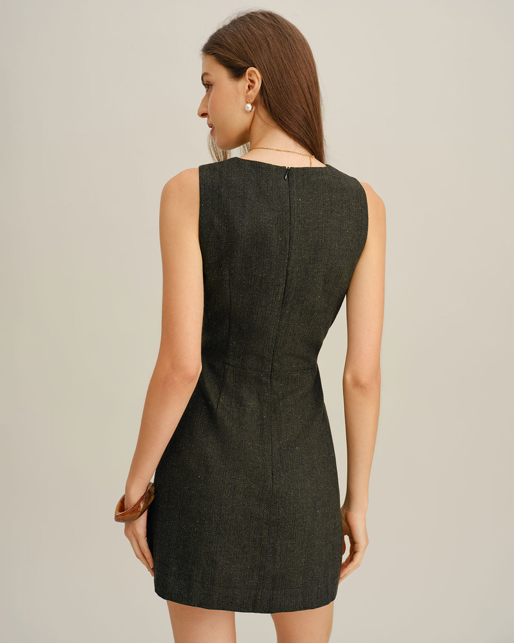 Women's Woven Polyester Mini Dress Dresses - RIHOAS