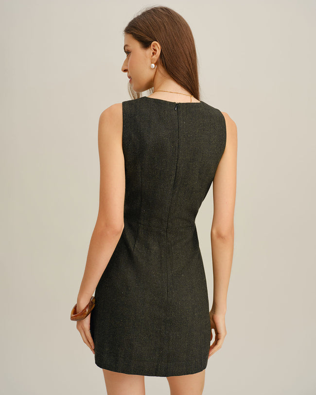 Women's Woven Polyester Mini Dress Dresses - RIHOAS