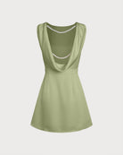 Women's Woven Polyester Mini Dress Dresses - RIHOAS