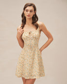 Women's Woven Polyester Mini Dress Dresses - RIHOAS