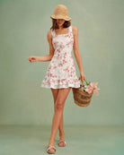 Women's Woven Polyester Mini Dress Dresses - RIHOAS