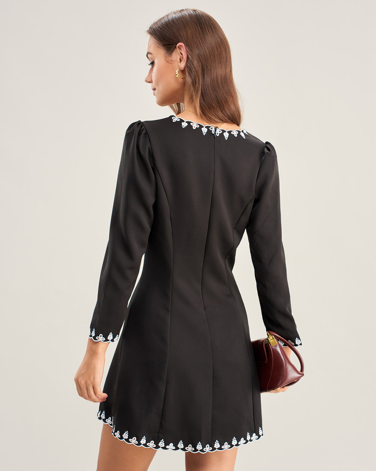 Women's Woven Polyester Mini Dress Dresses - RIHOAS