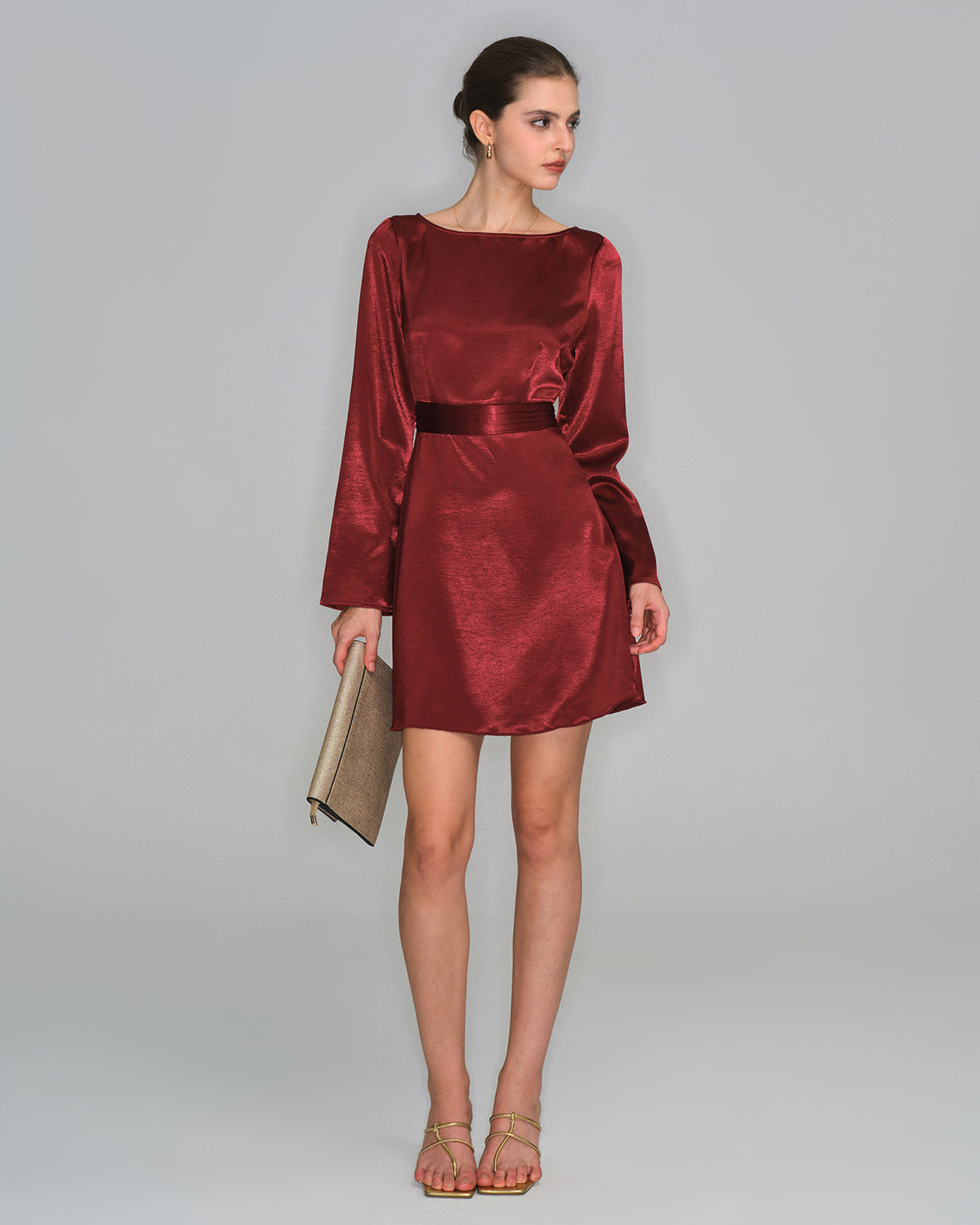 Wine Red Satin Bell Sleeve Mini Dress & Reviews - Wine Red - Dresses Wine Red Satin Bell Sleeve Mini Dress & Reviews - Wine Red - Dresses