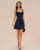 Women's Woven Polyester Mini Dress Dresses - RIHOAS