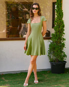 Women's Woven Polyester Mini Dress Dresses - RIHOAS
