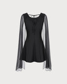 Women's Woven Polyester Mini Dress Dresses - RIHOAS