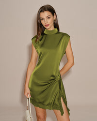 Women's Woven Polyester Mini Dress Dresses - RIHOAS