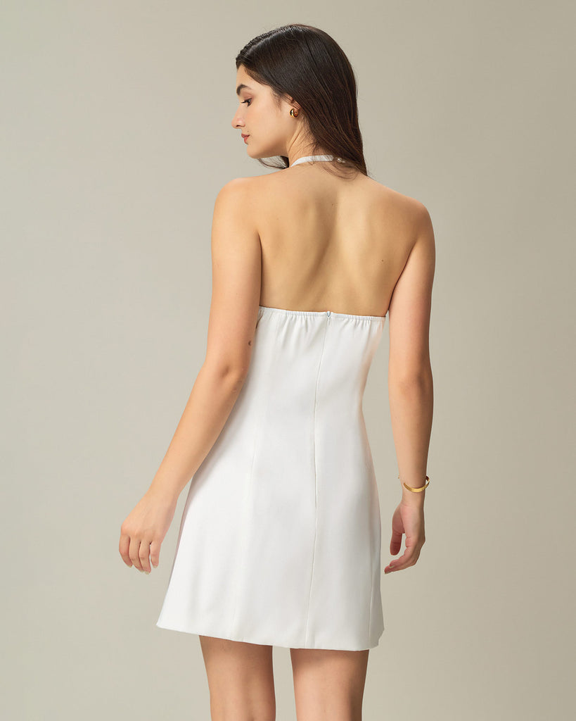 Women's Woven Polyester Mini Dress Dresses - RIHOAS