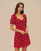 Women's Woven Polyester Mini Dress Dresses - RIHOAS