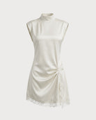 Women's Woven Polyester Mini Dress Dresses - RIHOAS