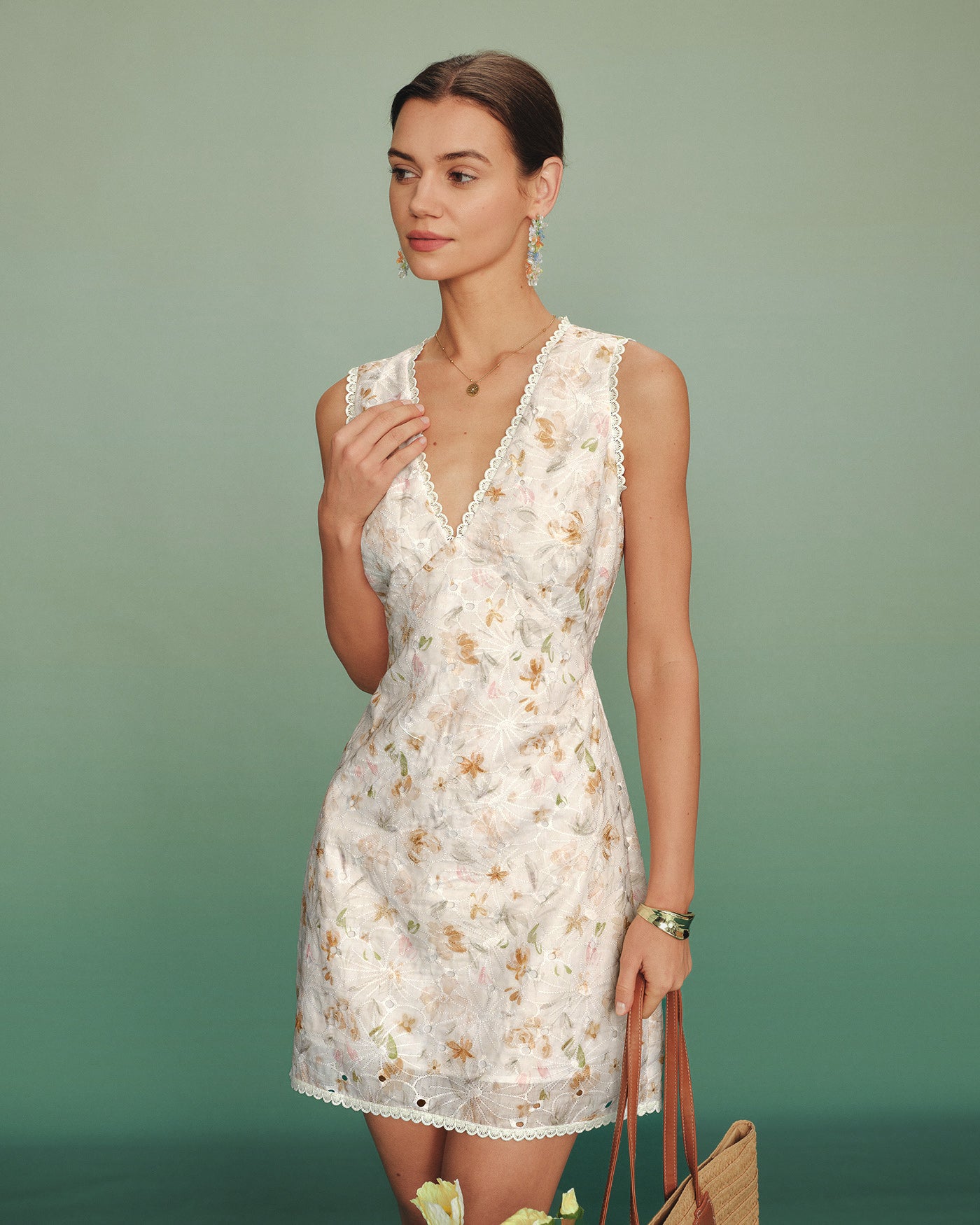 Women's Woven Polyester Mini Dress Dresses - RIHOAS